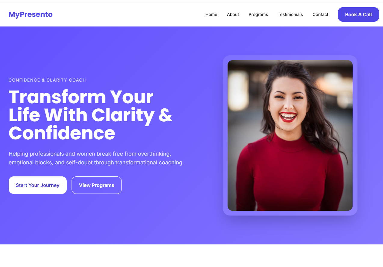 Life Coach Website