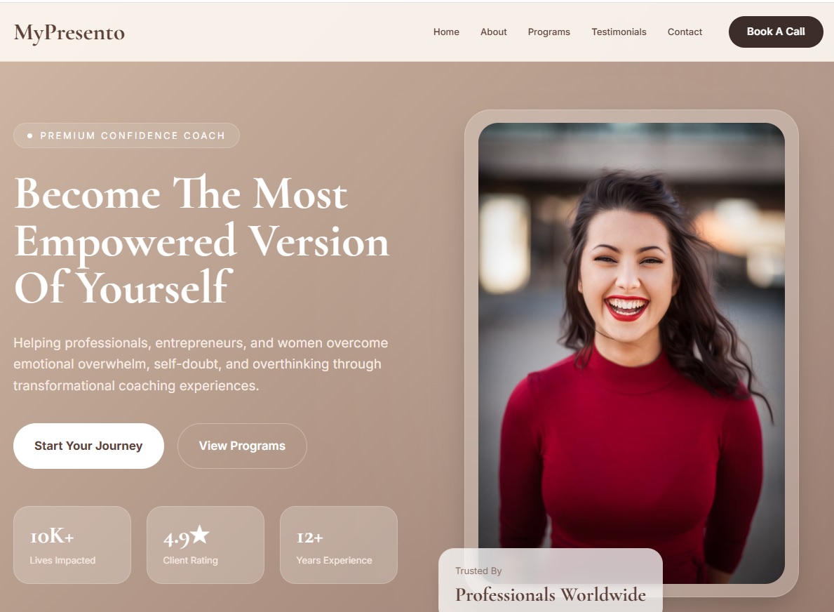 Soft Skills Trainer Website