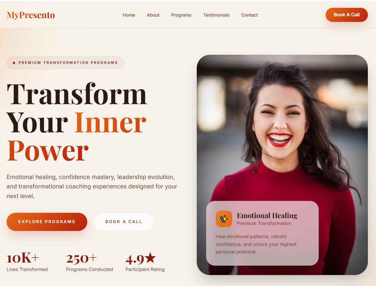 Life Coach Website